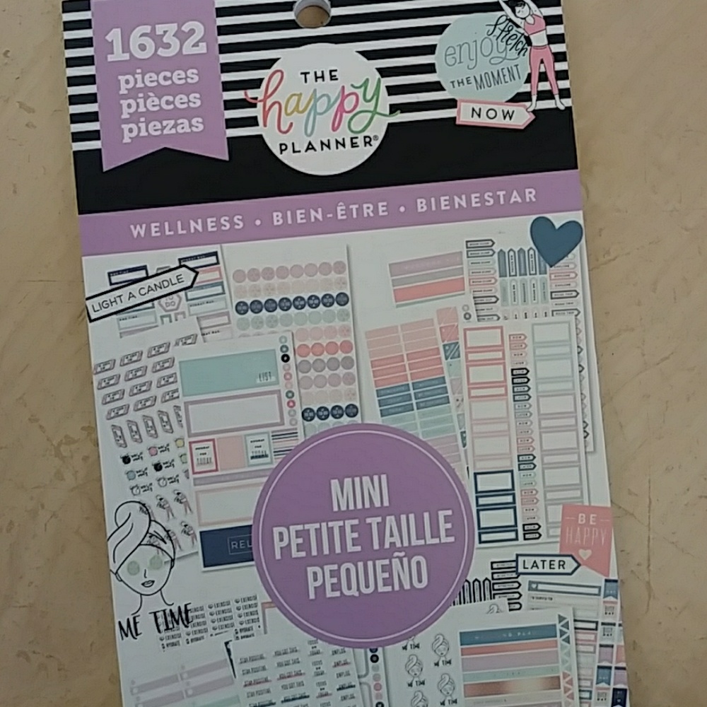 Mimi Wellness Stickers Book by Happy Planner